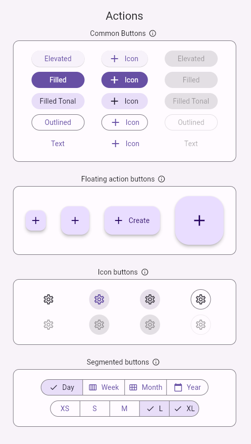 The Flutter Material 3 sample app