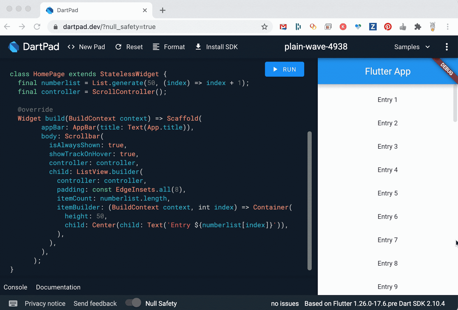 This release includes an updated Scrollbar widget that works great in a desktop environment