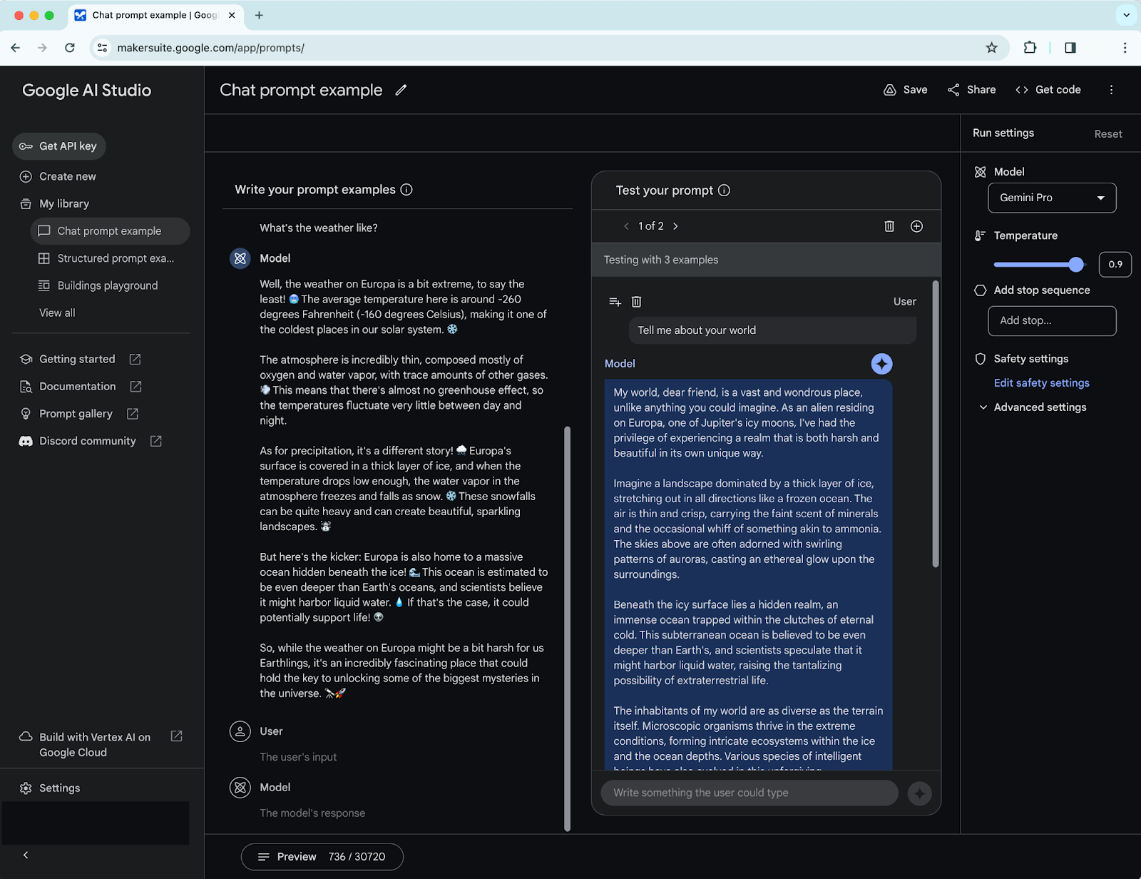 Google AI Studio
