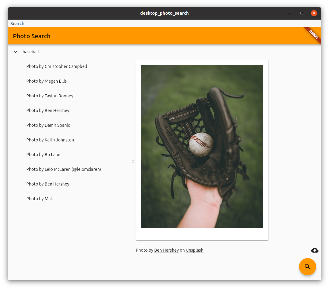 Try the Photo Search sample on Linux