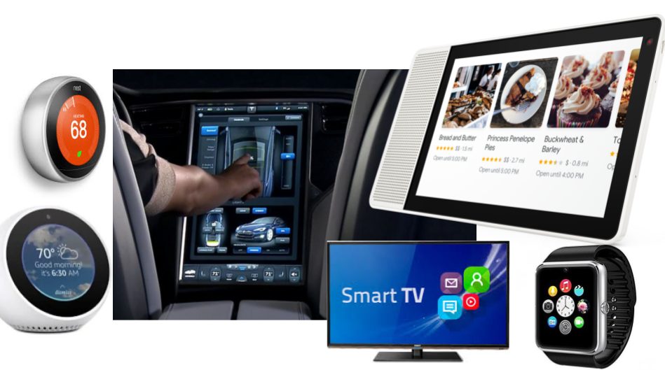 Screens everywhere!