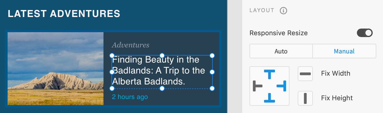 Responsive design in Adobe XD