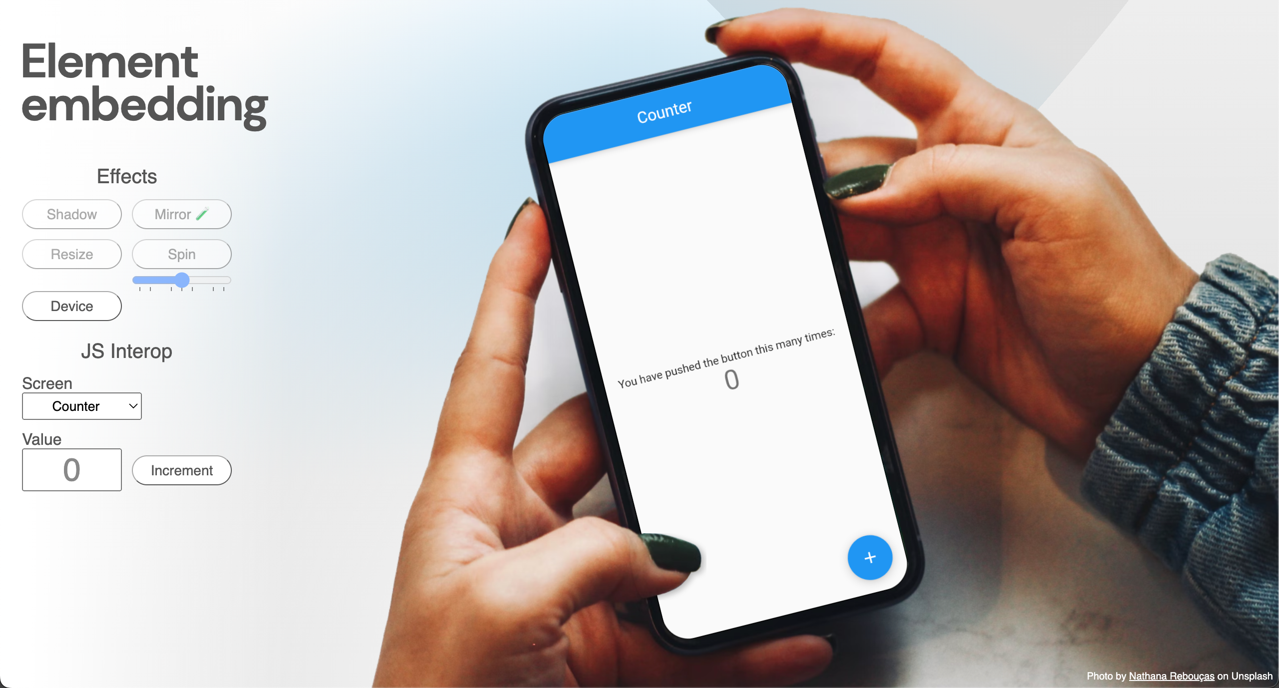 With Element Embedding, you can embed Flutter into a 'div' element and use CSS to style it.