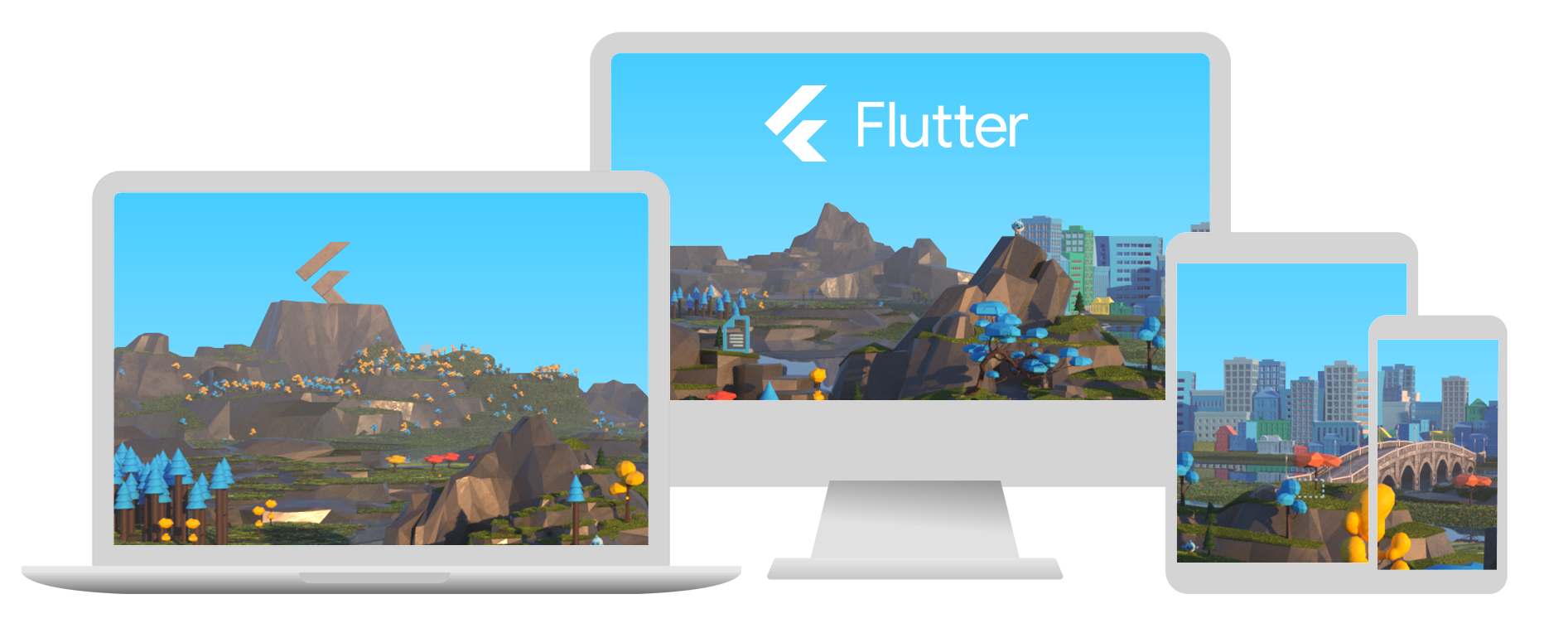 Flutter supports Android, iOS, iPadOS, web, Windows, macOS and Linux: so you don’t have to rewrite your app just to target a different device or form factor.
