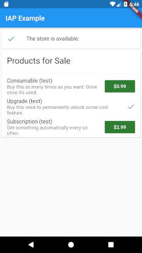 In-App Purchase plugin beta in action