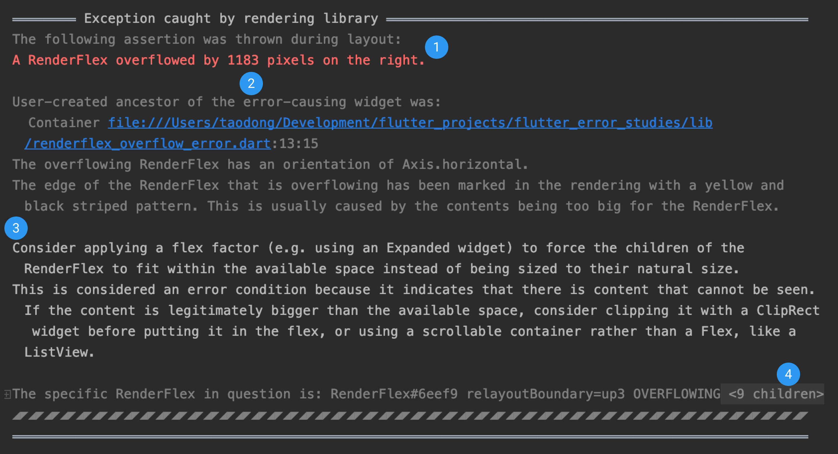 Improving Flutter’s Error Messages